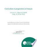 Curriculum et progression en français