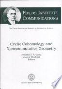 Cyclic Cohomology and Noncommutative Geometry