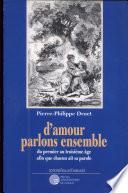 D' Amour parlons ensemble