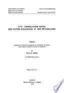 D-T4, correlation entre son action biologique et son metabolisme