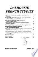 Dalhousie French Studies
