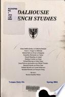 Dalhousie French Studies