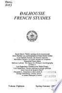 Dalhousie French Studies