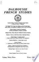 Dalhousie French Studies