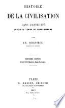 Dans l'antiquité, jusqu'au temps de Charlemagne