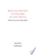 Dans le creuset littéraire du XIXe siècle