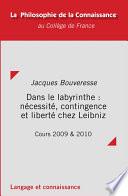 Dans le labyrinthe : nécessité, contingence et liberté chez Leibniz