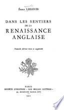 Dans les sentiers de la renaissance anglaise
