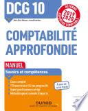 DCG 10 Comptabilité approfondie - Manuel