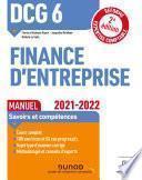 DCG 6 Finance d'entreprise - Manuel - 2e éd.
