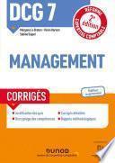 DCG 7 Management - Corrigés - 2e éd.