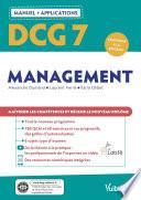 DCG 7 - Management : Manuel et Applications