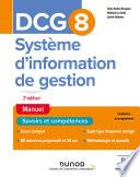 DCG 8 Systèmes d'information de gestion - Manuel 2e éd.