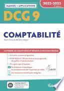 DCG 9 - Comptabilité : Manuel et Applications 2022-2023