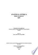 De Anatolia antiqua