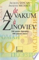 De Avvakum à Zinoviev