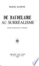 De Baudelaire au surréalisme