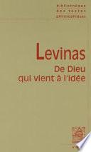 De Dieu qui vient à l'idée