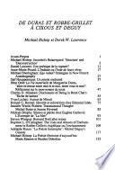 De Duras et Robbe-Grillet à Cixous et Deguy