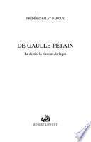 De Gaulle-Pétain