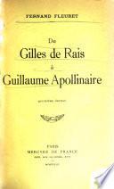 De Gilles de Rais à Guillaume Apollinaire