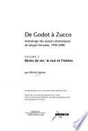De Godot à Zucco : Anthologie des auteurs dramatiques de langue française (1950-
