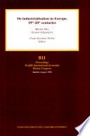 De-industrialisation in Europe, 19th-20th Centuries