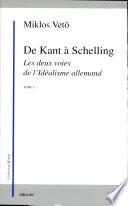 De Kant à Schelling
