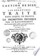 De l'action de Dieu sur les créatures