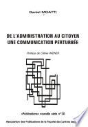 De l'administration au citoyen, une communication perturbée