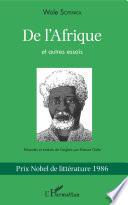 De l'Afrique