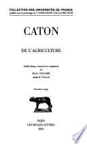 De l'agriculture