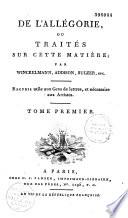 De l'Allégorie, ou Traités sur cette matière