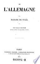 De l'Allemagne