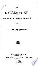 De l'Allemagne
