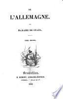 De l'Allemagne