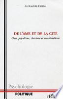 De l'âme et de la cité