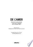 De l'amer