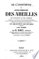 De l'anesthésie ou asphyxie momentanée des abeilles