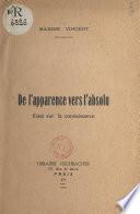 De l'apparence vers l'absolu