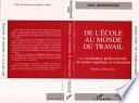 De l'école au monde du travail