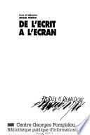 De l'écrit à l'écran