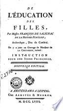 De l'éducation des filles