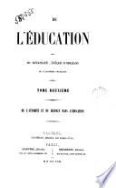 De l'education par Dupanloup