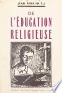 De l'éducation religieuse