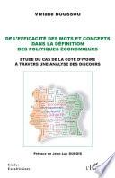 De l'efficacité des mots et concepts dans la définition des politiques économiques