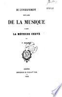 De l'enseignement populaire de la Musique d'après la méthode Chevé