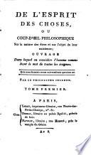 De l'esprit des choses
