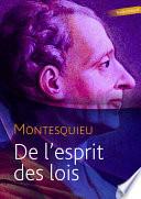 De l'esprit des lois