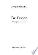 De l'esprit